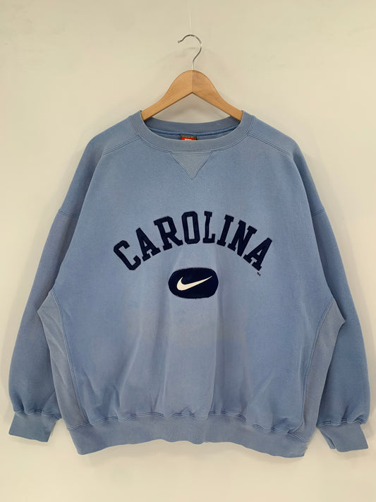 90’s NIKE CAROLINA Size XL Vintage Sweat-Shirt / k1660