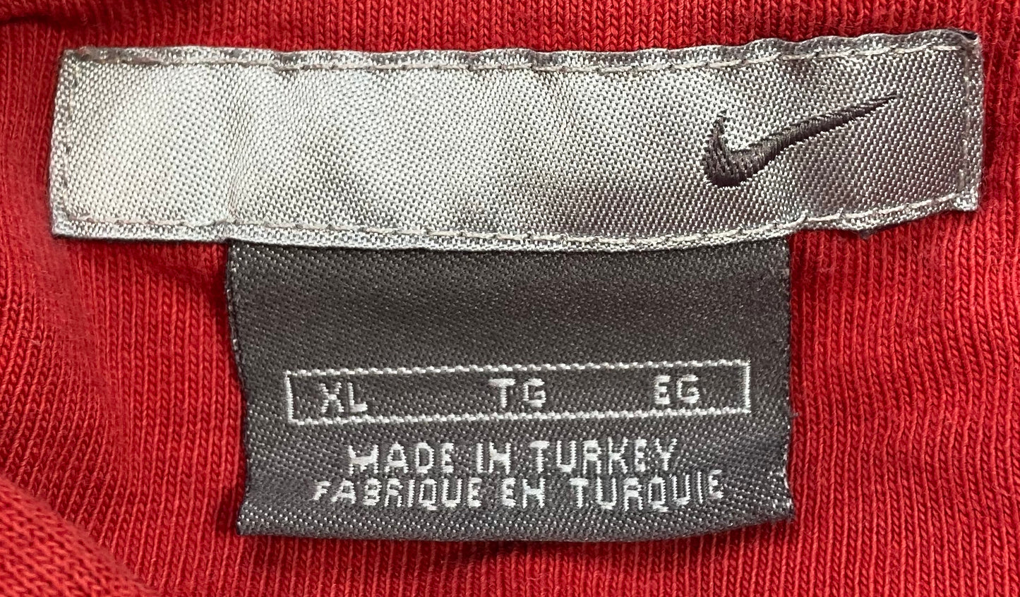 00' Nike Mini Swoosh Vintage Damage Hoodie Sweat-Shirt / 3703