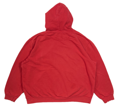 00' Nike Mini Swoosh Vintage Damage Hoodie Sweat-Shirt / 3703