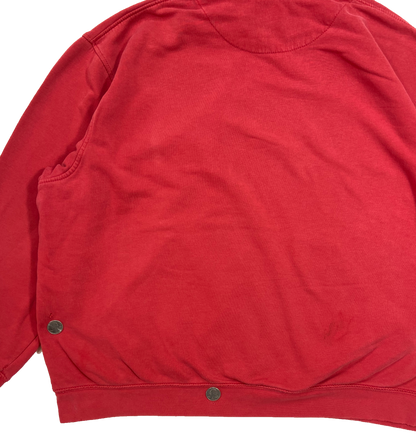 00' Nike Mini Swoosh Vintage Damage Hoodie Sweat-Shirt / 3703