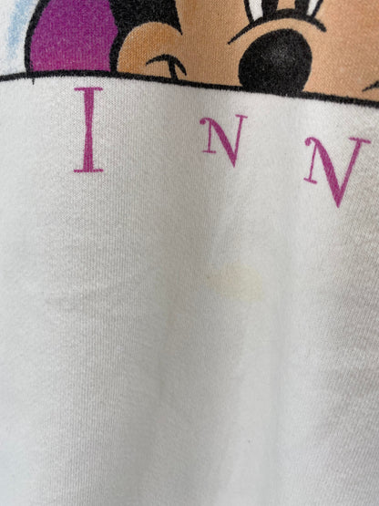90's DISNEY MINNIE Made in USA Size XL Vintage Sweat-shirt / A5660