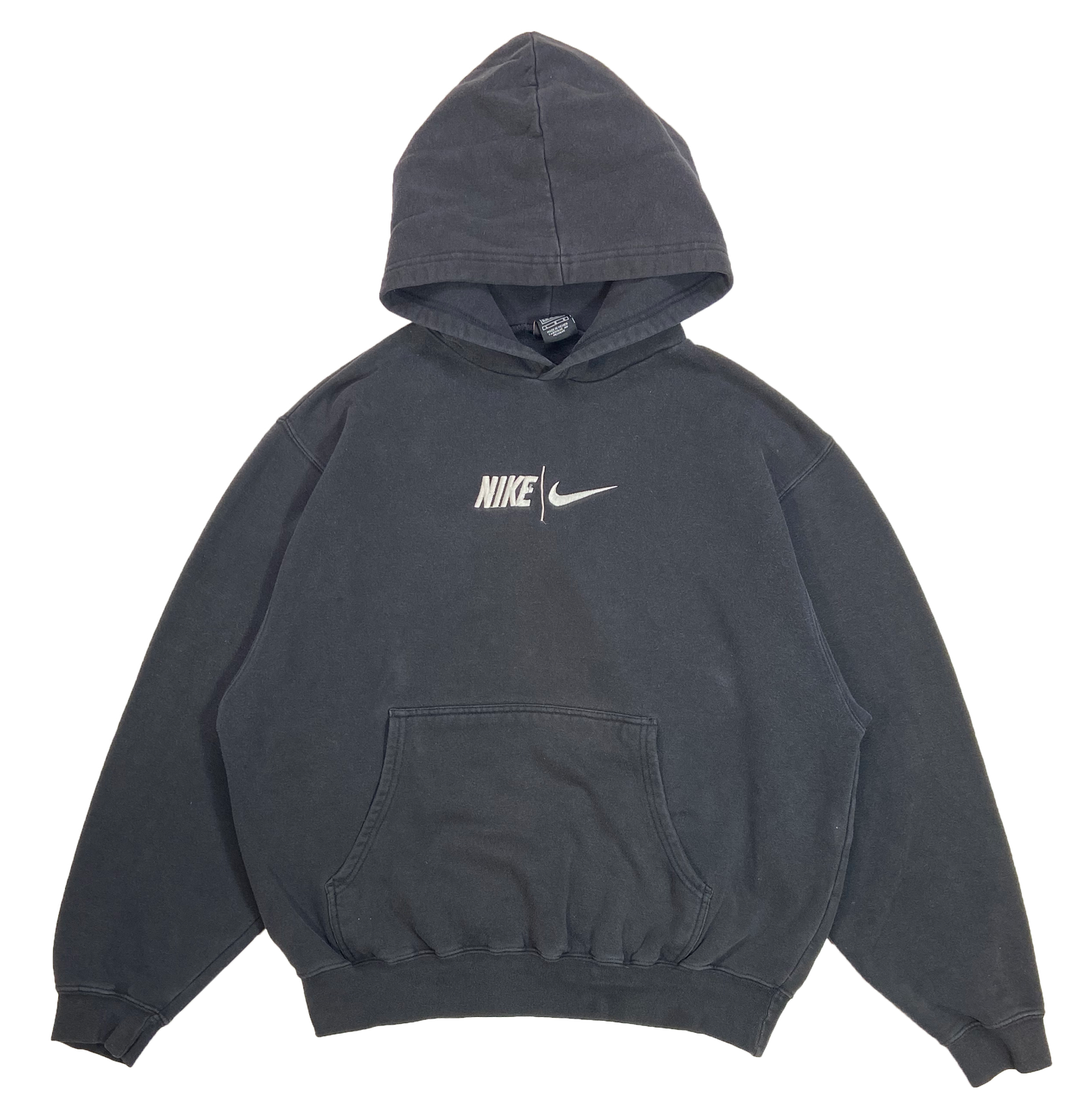 90's Nike Center Logo Vintage Hoodie Sweat-Shirt / 3751