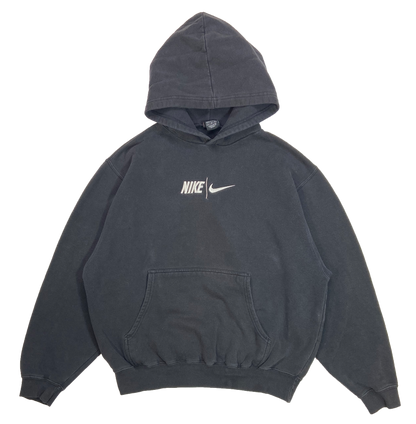 90's Nike Center Logo Vintage Hoodie Sweat-Shirt / 3751