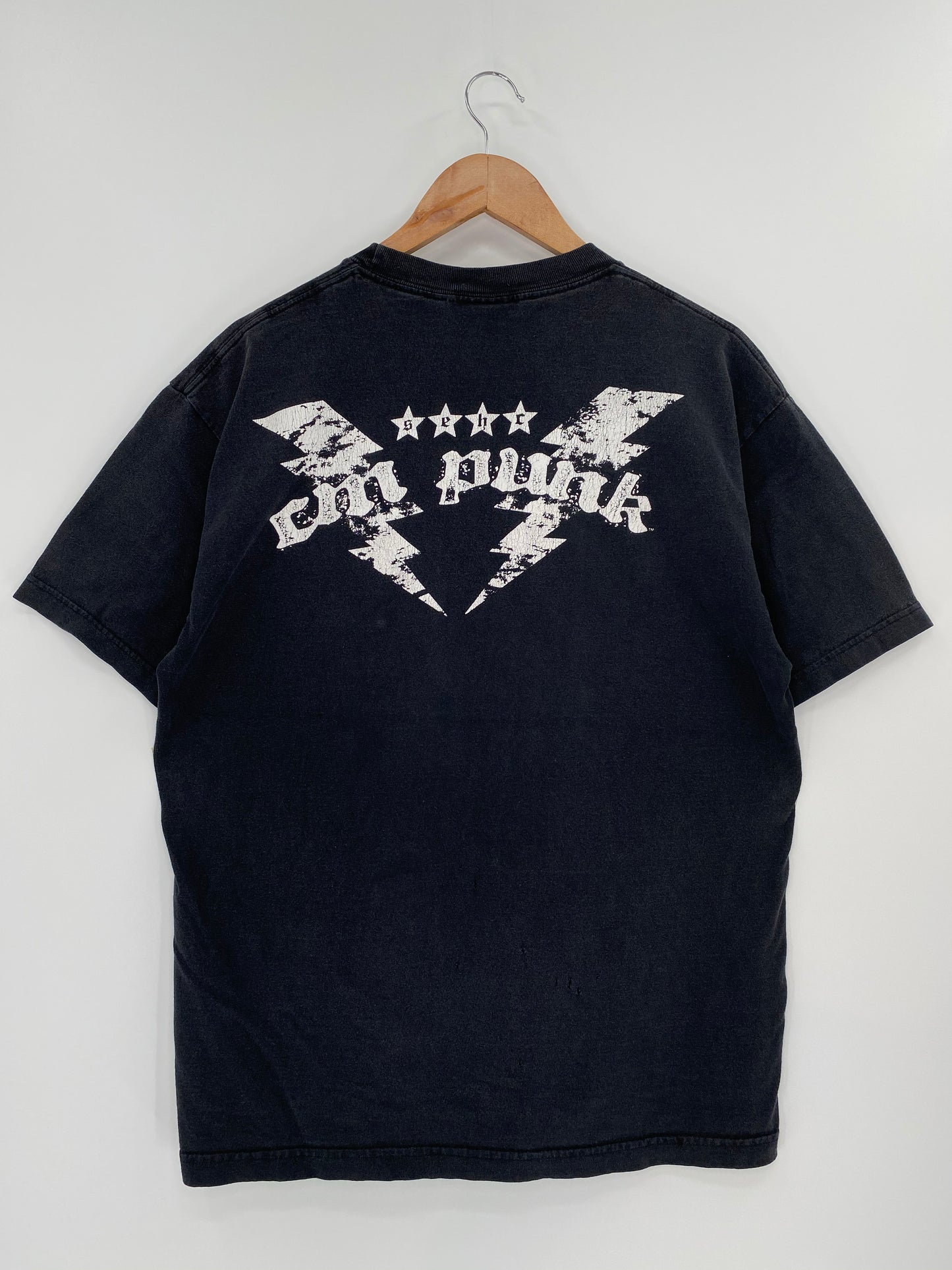 2007 WWE CM PUNK Size L Vintage WWE T-shirt / 8626