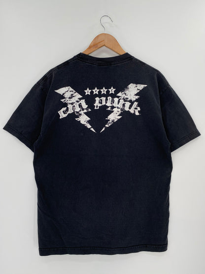 2007 WWE CM PUNK Size L Vintage WWE T-shirt / 8626