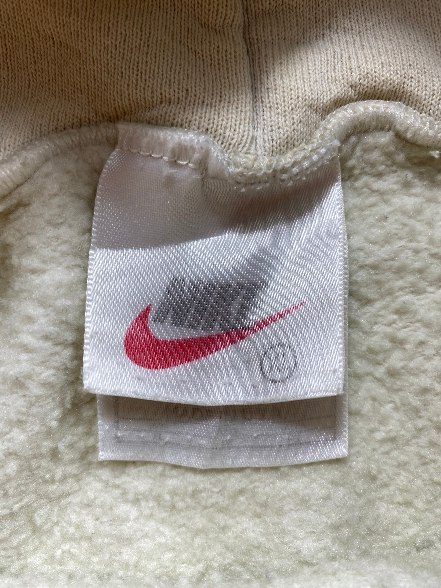 90’s NIKE Center Swoosh Made in USA Damaged Size XL Vintage Hoodie Sweat-shirt / 6903