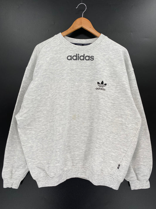 90's Euro ADIDAS Size L Vintage Sweat-Shirt / k1372