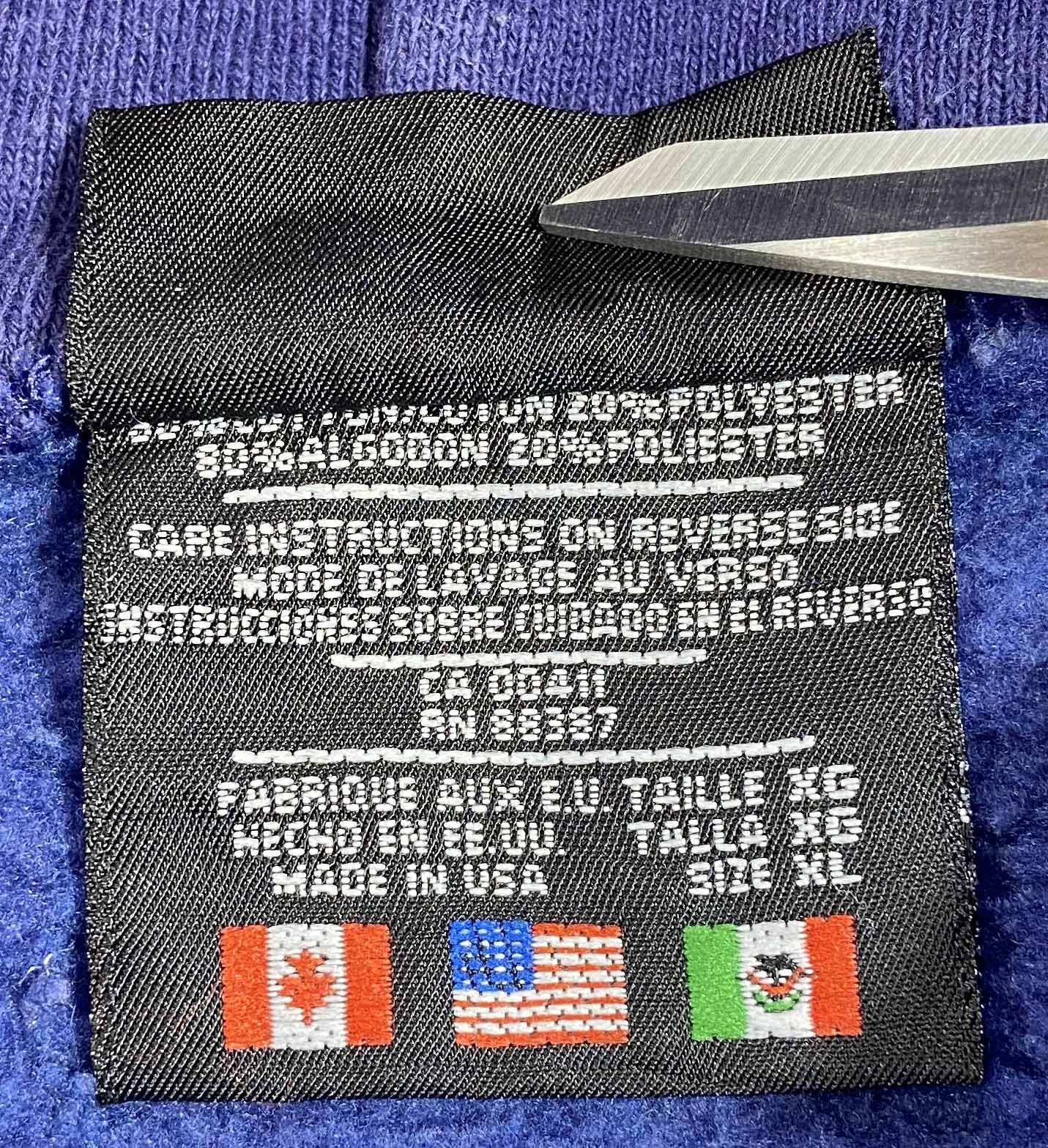 90's ADIDAS Made in USA Size XL Vintage Hoodie Sweat-Shirt / E1602S