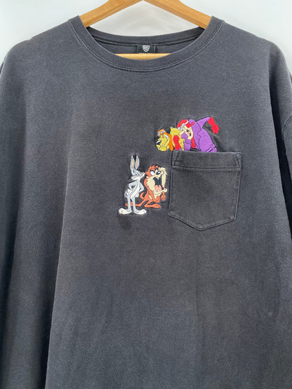 1997 LOONEY TUNES Size XL Vintage T-Shirt / K7113