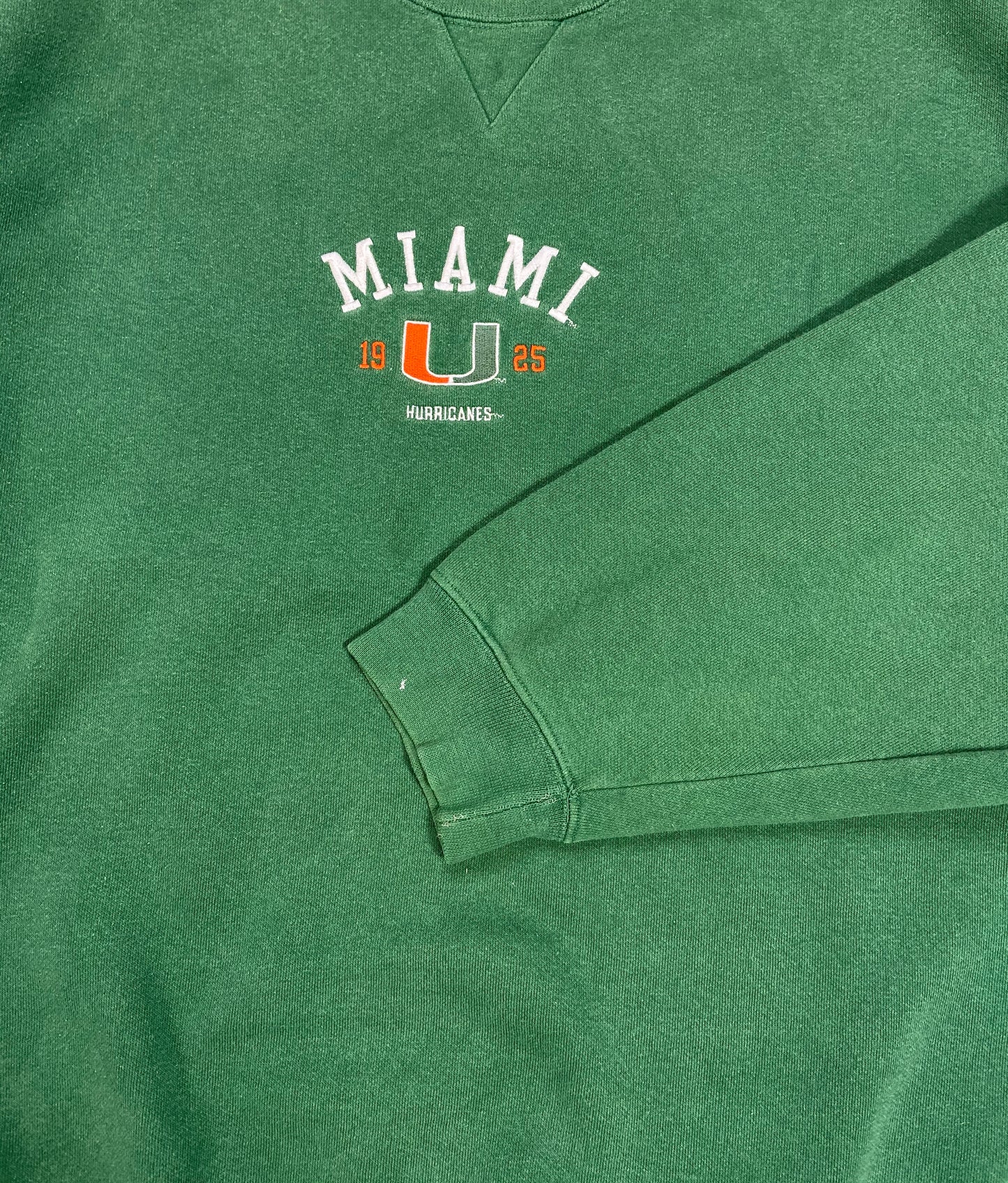90's Nike x Miami Hurricanes NFL Vintage Sweat-Shirt / 3883