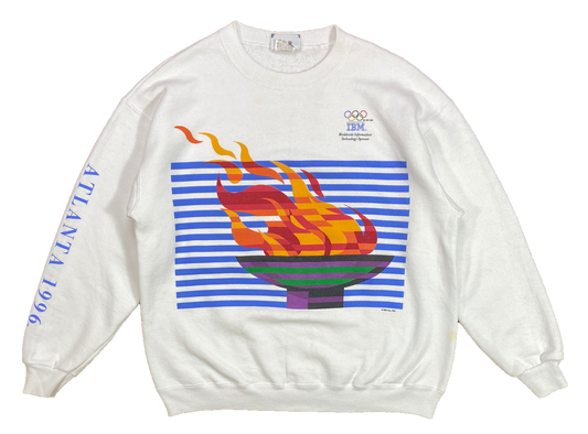 1996' IBM Atlanta Olympic Made in USA Vintage Sweat-Shirt / 3888