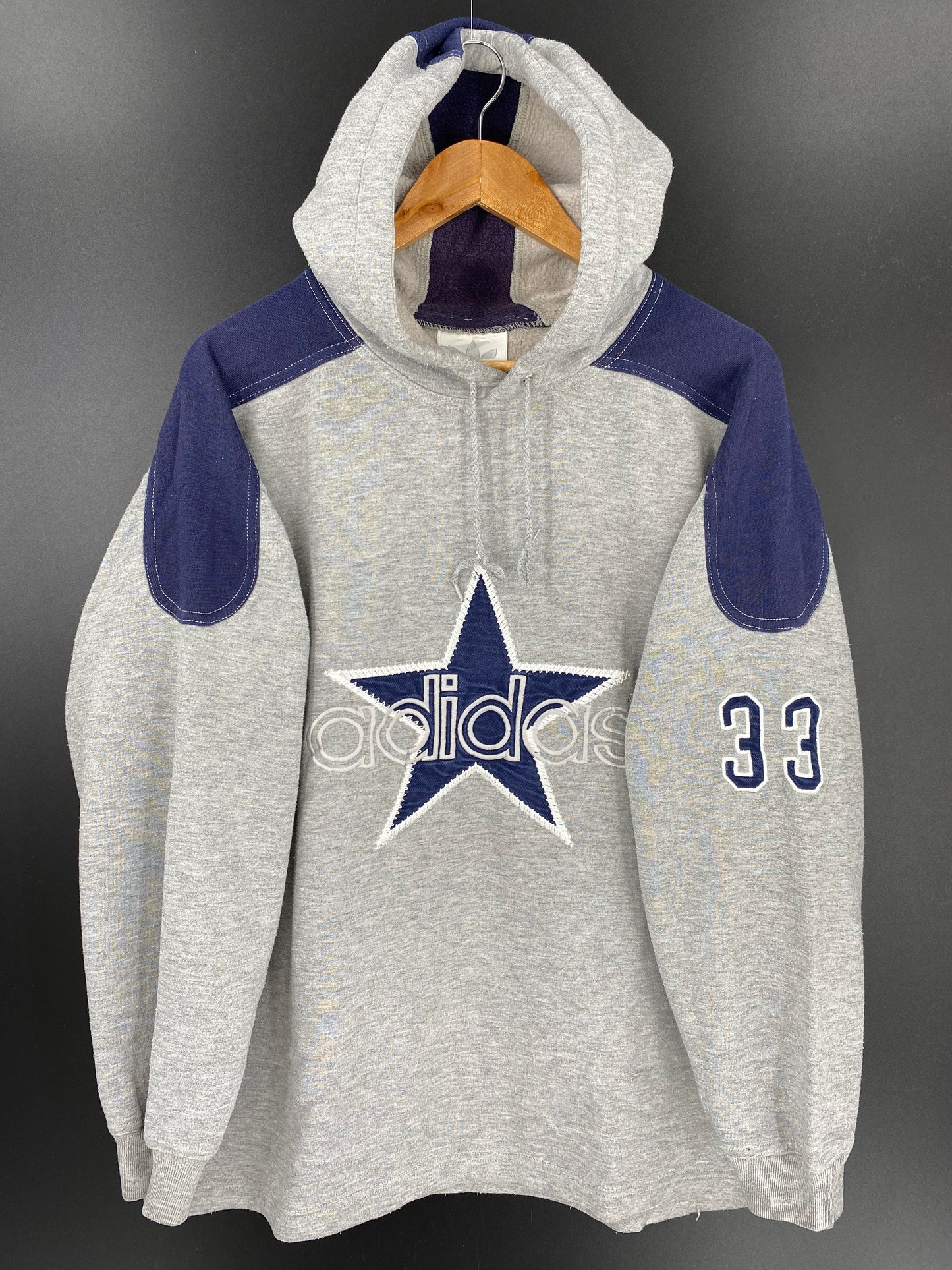 90's ADIDAS CENTET LOGO Size M Vintage Sweat-Shirt / k210