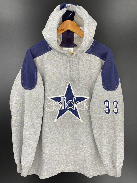 90's ADIDAS CENTET LOGO Size M Vintage Sweat-Shirt / k210