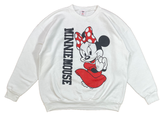 90's Minnie Mouse Disney Made in USA Vintage Sweat-Shirt / 3900