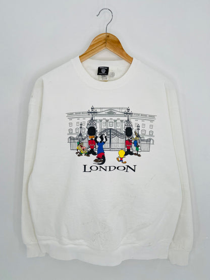 90's WARNER BROS. Made in USA Size L Vintage Sweat-shirt  / 6134