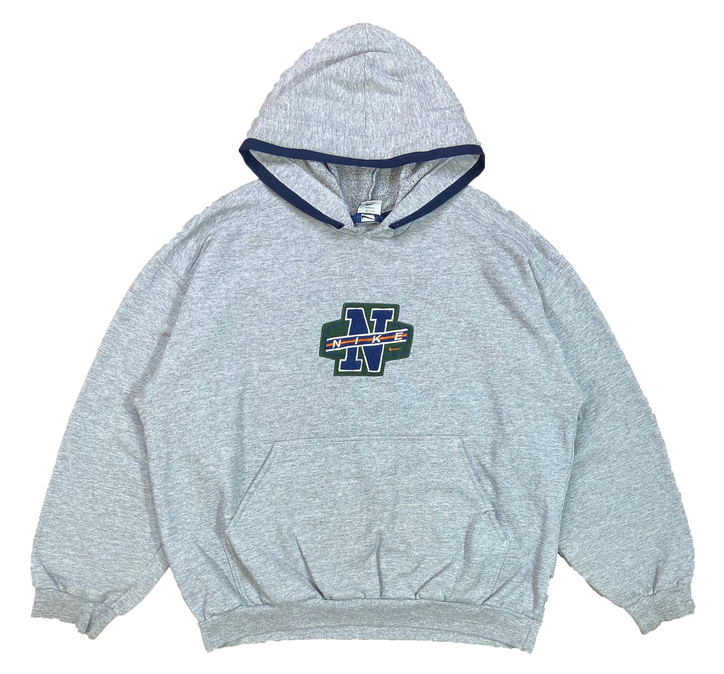 90's Nike Center Logo Vintage Hoodie Sweat-Shirt / 3910