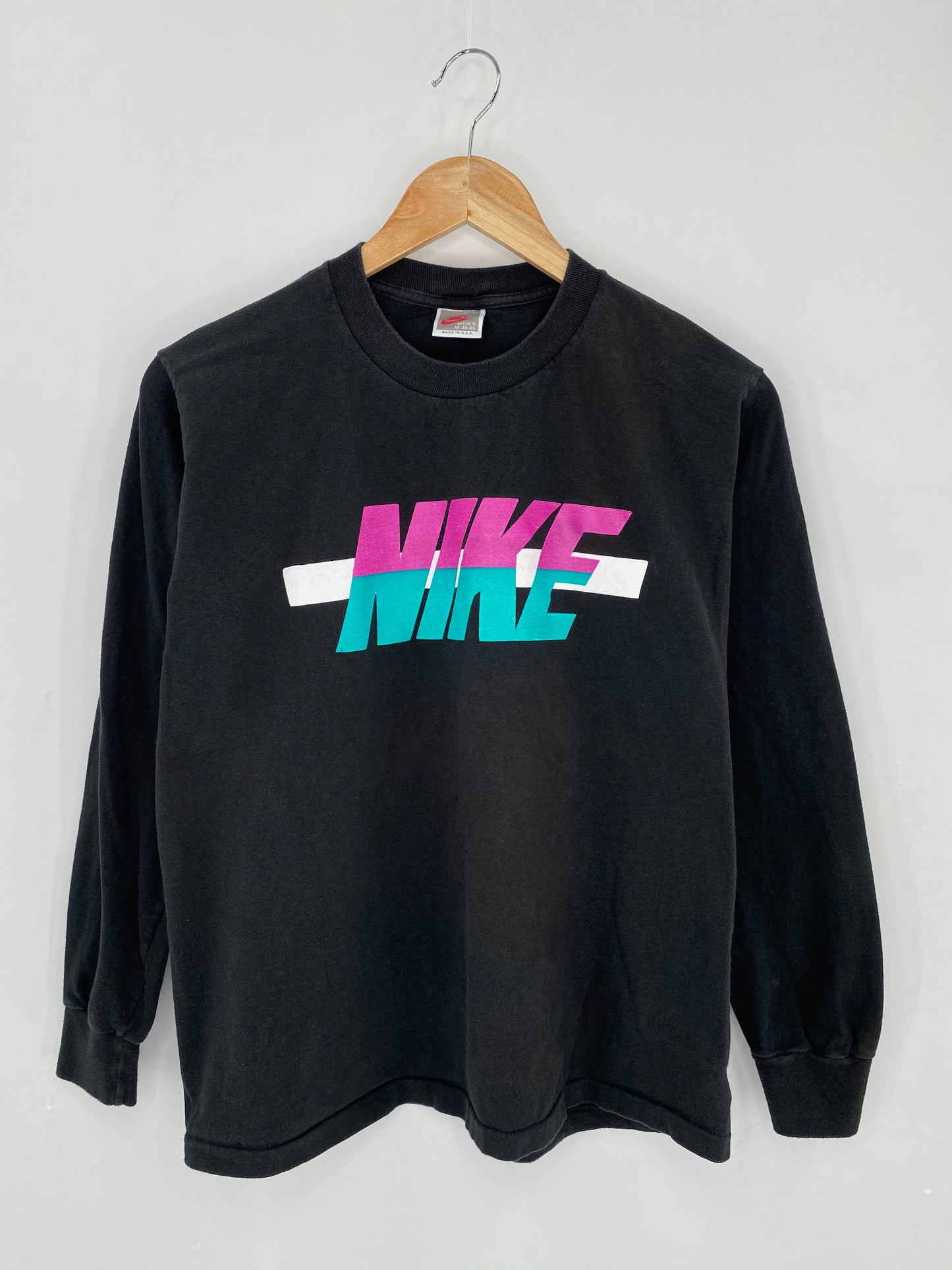 90’s NIKE Silver Tag Made in USA Size M Long Sleeve T-Shirt / 6332