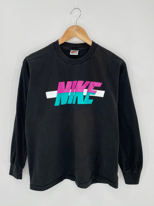 90’s NIKE Silver Tag Made in USA Size M Long Sleeve T-Shirt / 6332