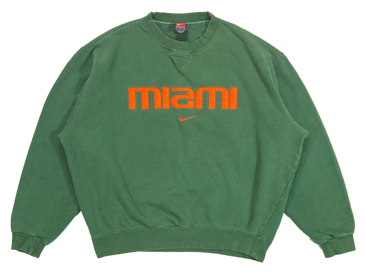 90's Nike x Miami Hurricanes NFL Vintage Sweat-Shirt / 3915