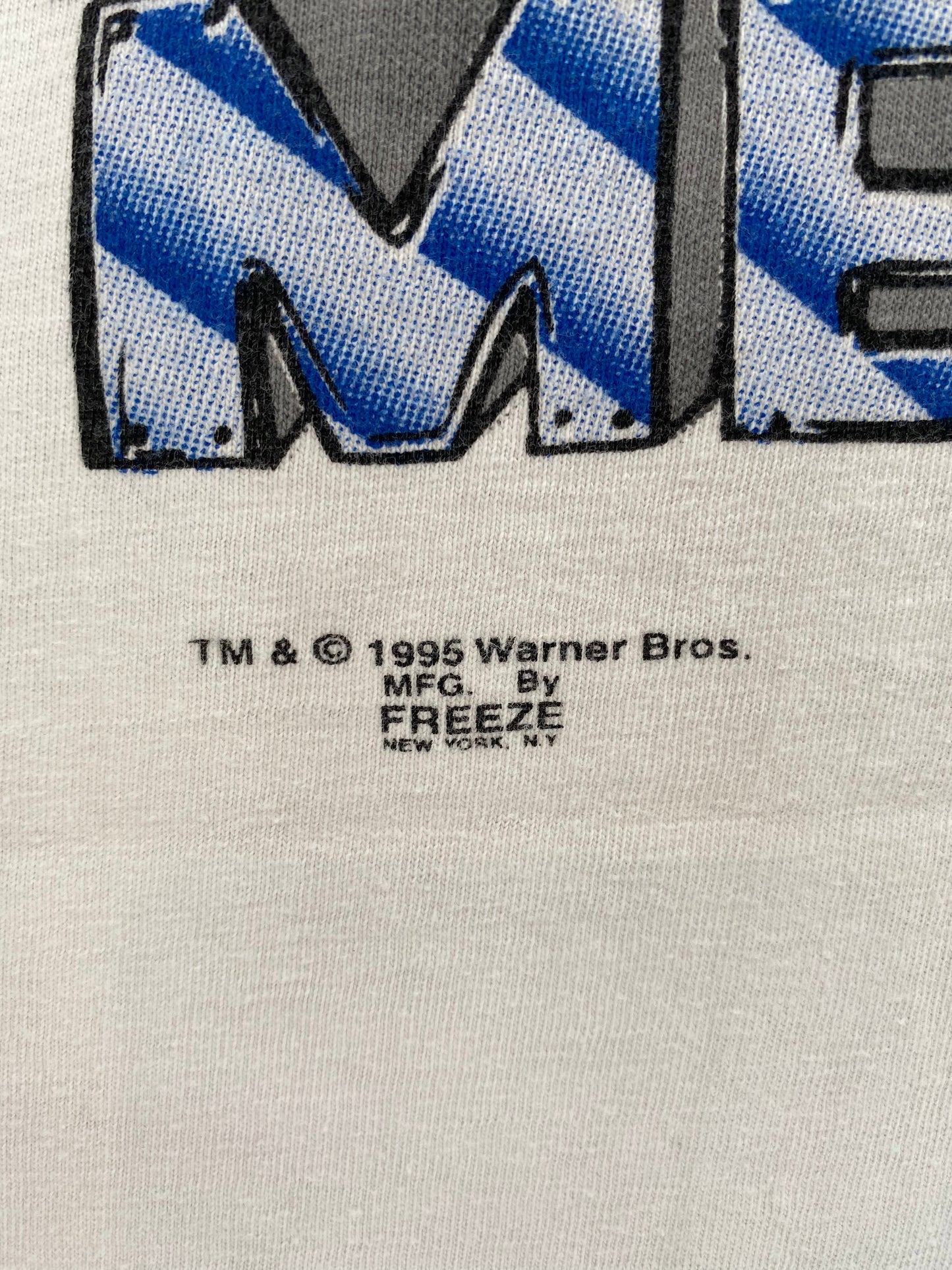 1995' LOONEY TUNES TAZ Size No tag(Approx.XL-XXL) Vintage T- SHIRT / K1350