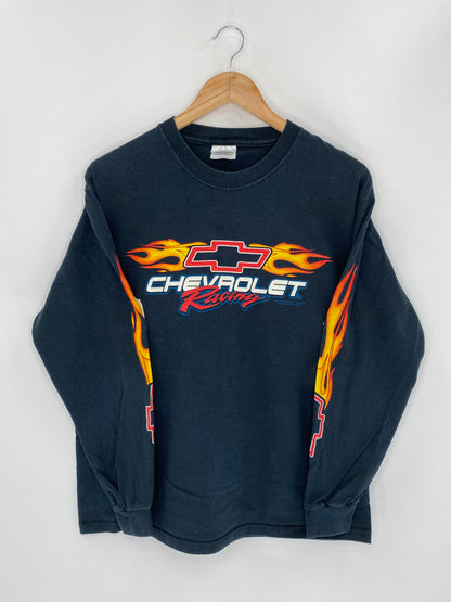 2001 CHEVROLET RACING Size M Vintage Long-Sleeve-T-Shirt / 5583