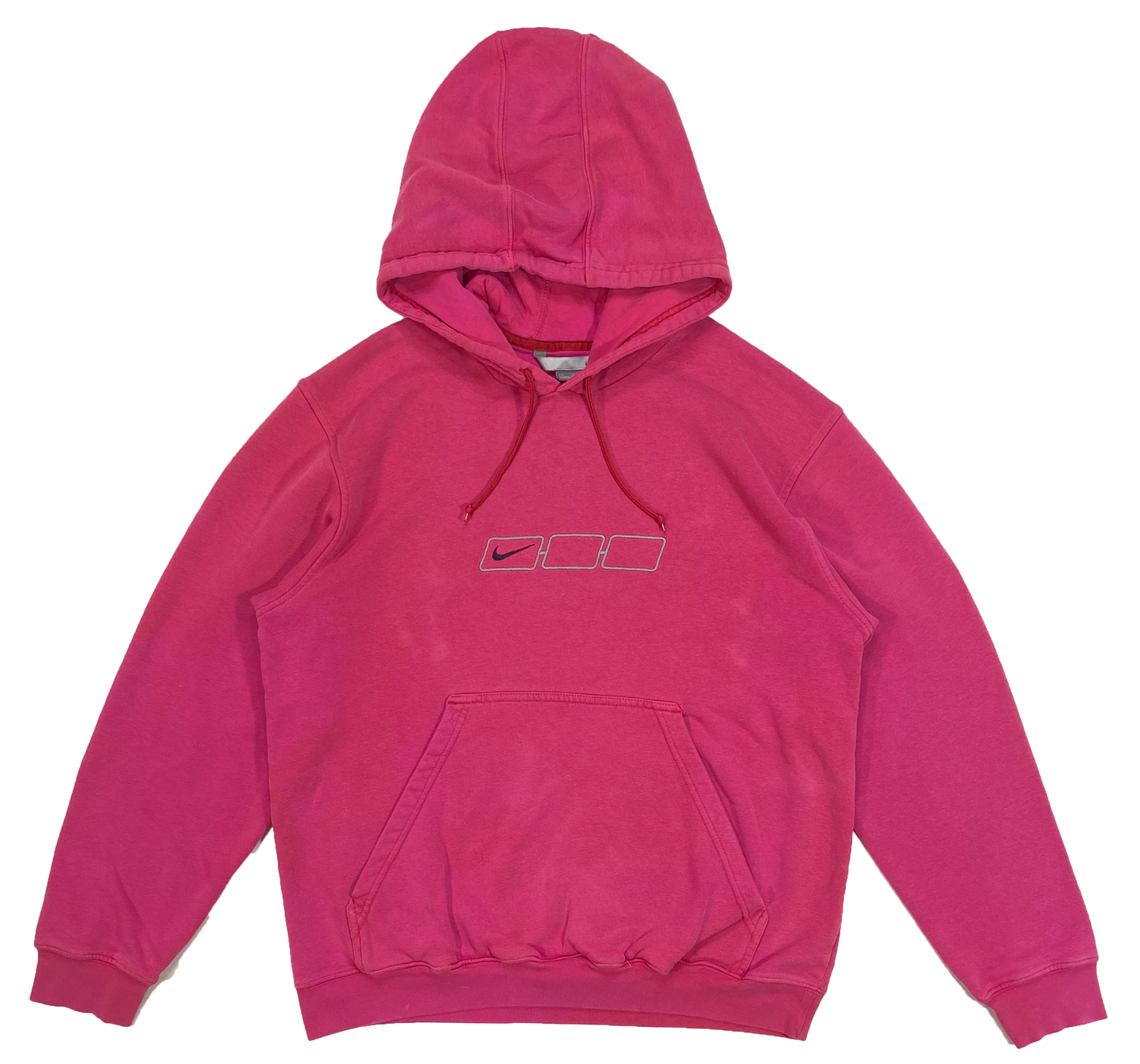 00' Nike Center Logo Vintage Hoodie Sweat-Shirt / 3945
