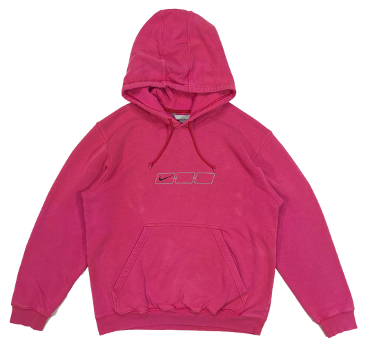 00' Nike Center Logo Vintage Hoodie Sweat-Shirt / 3945