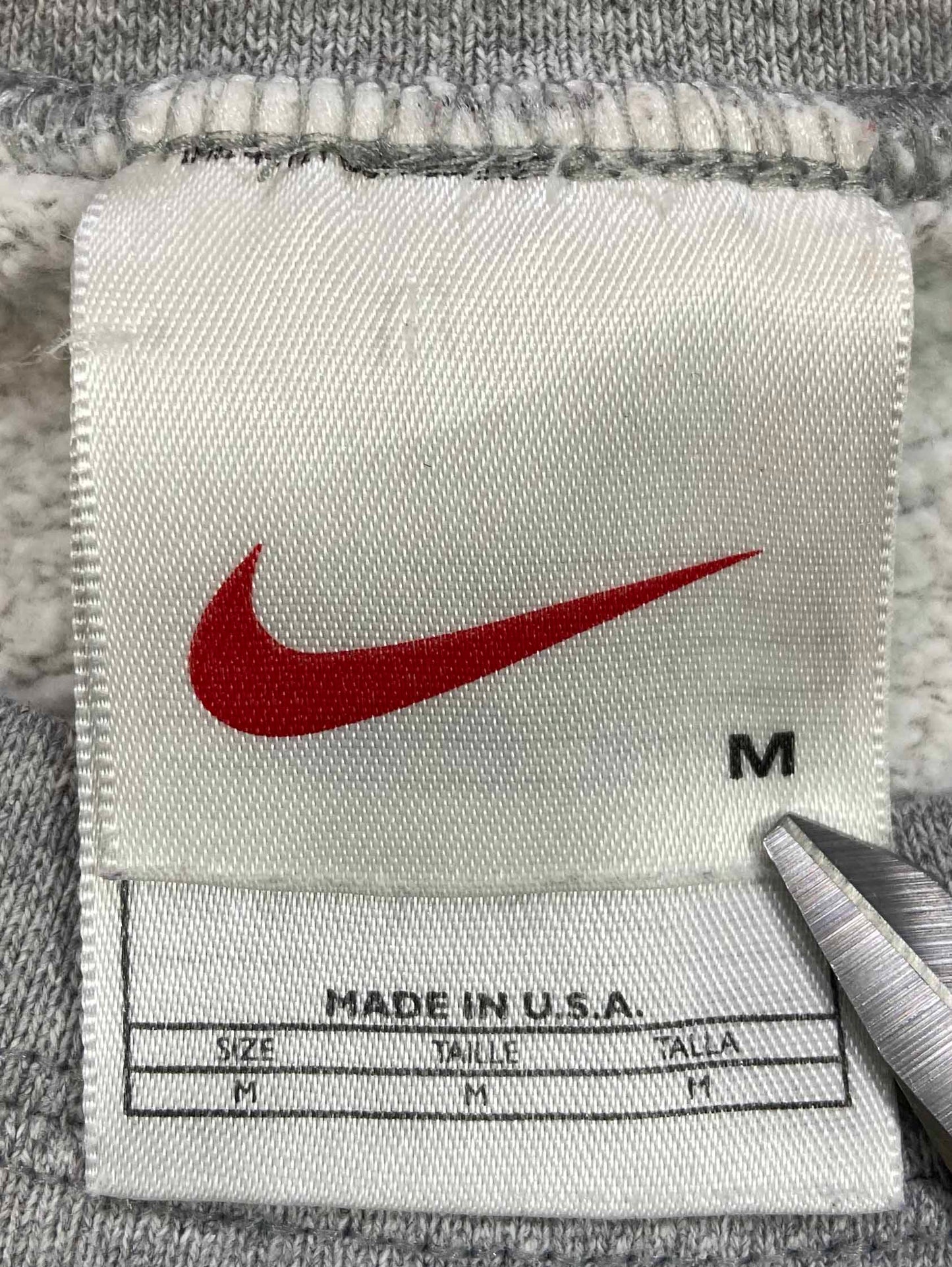 90's Property of Nike Athletic Dept. Made in USA Vintage Slim Fit Sweat-Shirt / 3951