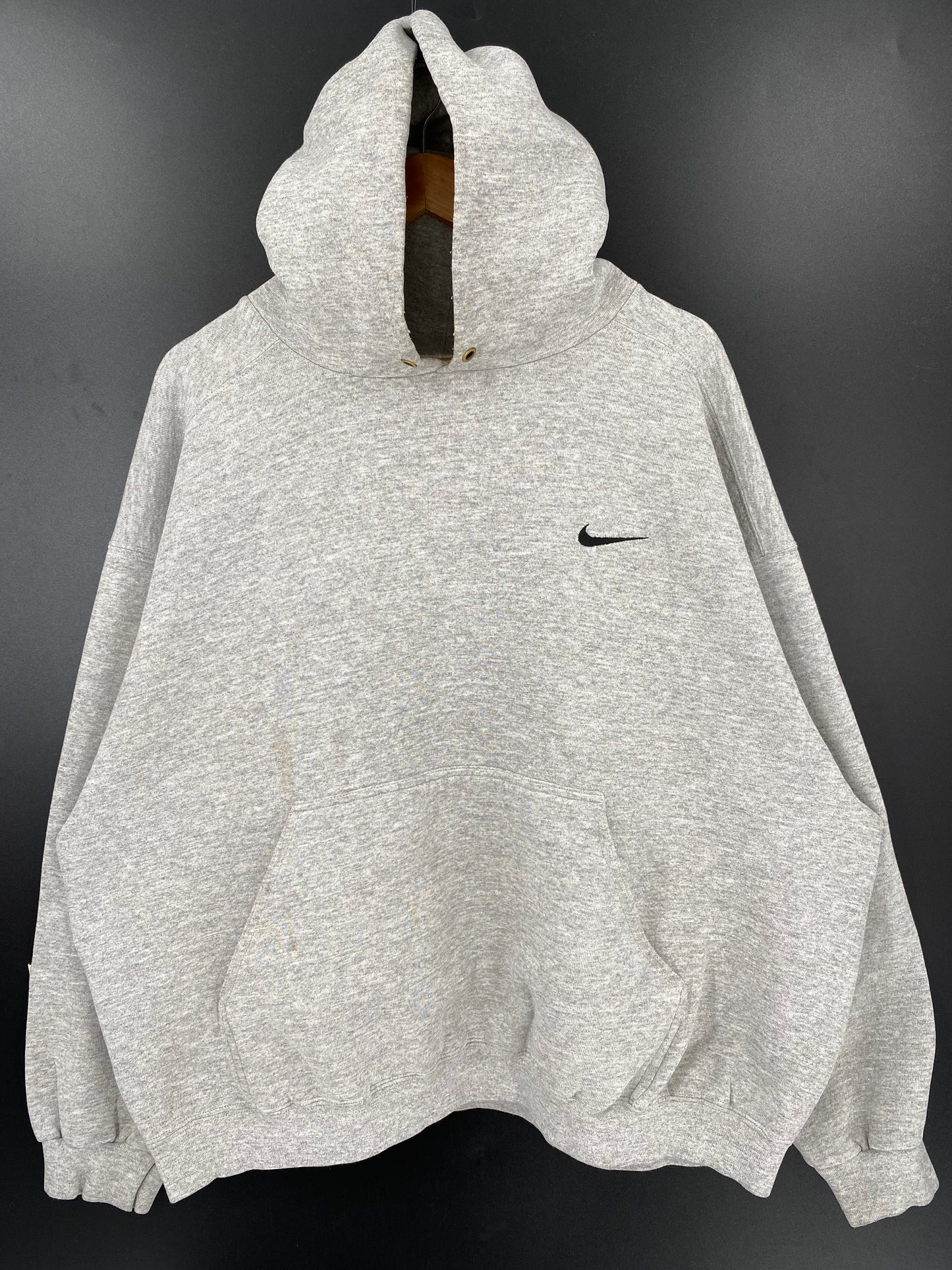 90's NIKE MINI SWOOSH Size XL Vintage Hoodie Sweat-shirt / K2212