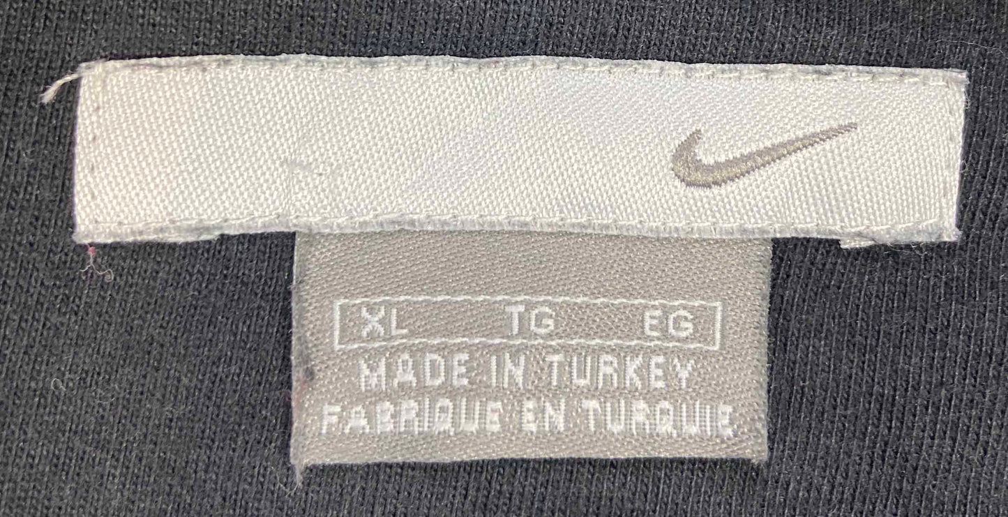 00' Nike Center Logo Vintage Hoodie Sweat-Shirt / 3974