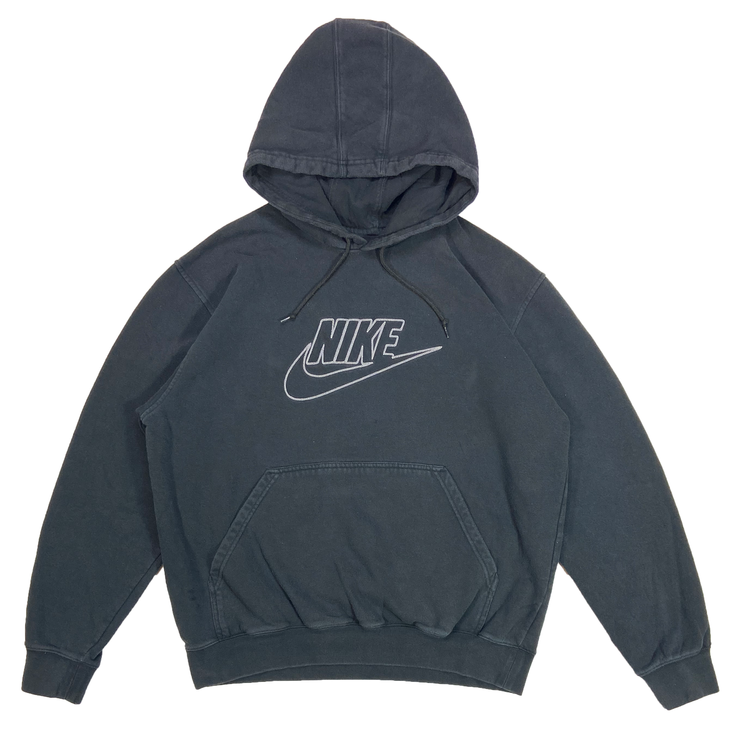 00' Nike Center Logo Vintage Hoodie Sweat-Shirt / 3974