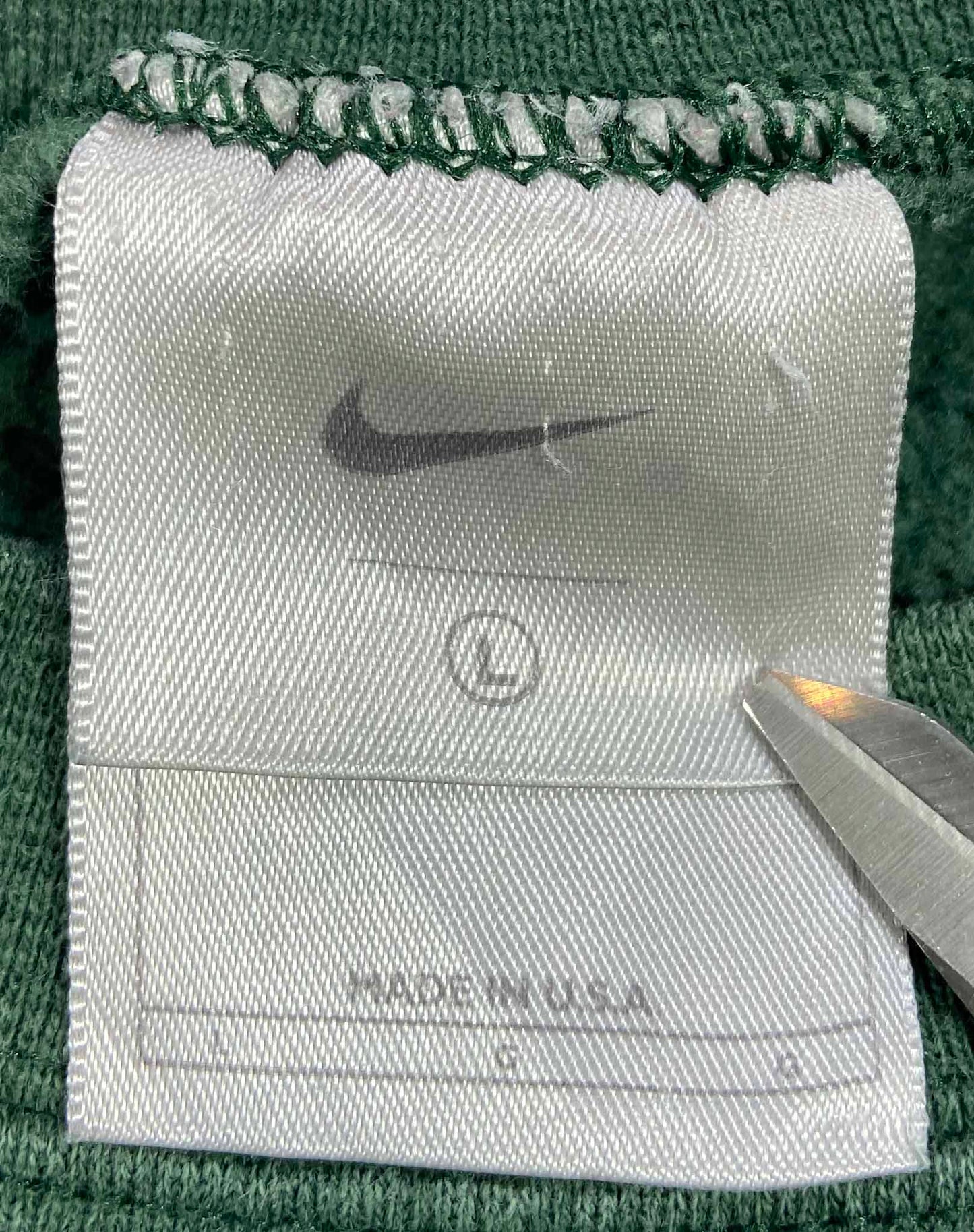 90's Nike Mini Swoosh Made in USA Vintage Sweat-Shirt / 3978