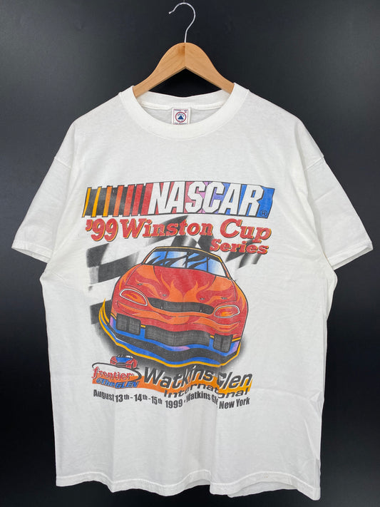 1999 NASCAR WINSTON CUP SERIES Size XL Vintage Racing T-shirt / K3283