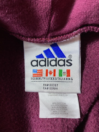 90’s ADIDAS Size XXL Hoodie Sweat-Shirt / k2991