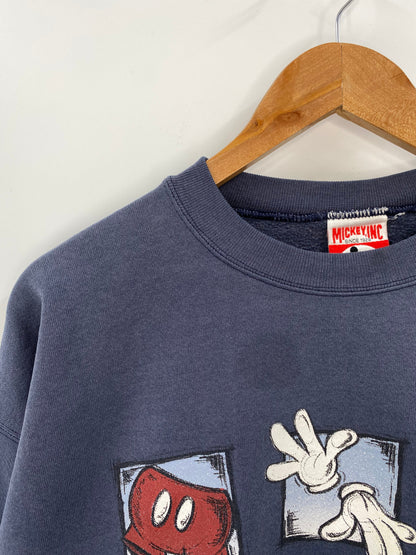 90’s DISNEY MICKEY Made in USA Size L Vintage Sweat-shirt / A5223