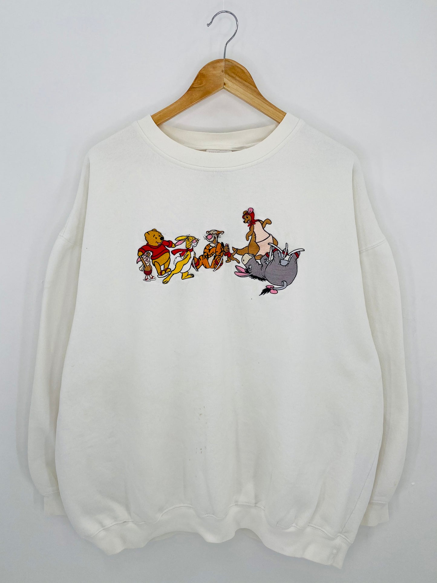 90's POOH DISNEY Size XXL Vintage Sweat-shirt / 6222