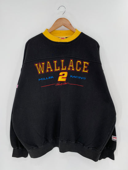90's WALLACE MILLER RACING Size XXL Vintage Sweat-shirt / 8673