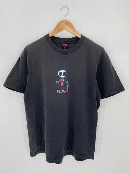 90’s FLIP Skateboard  Size Approx.L Vintage T-Shirt / 6329