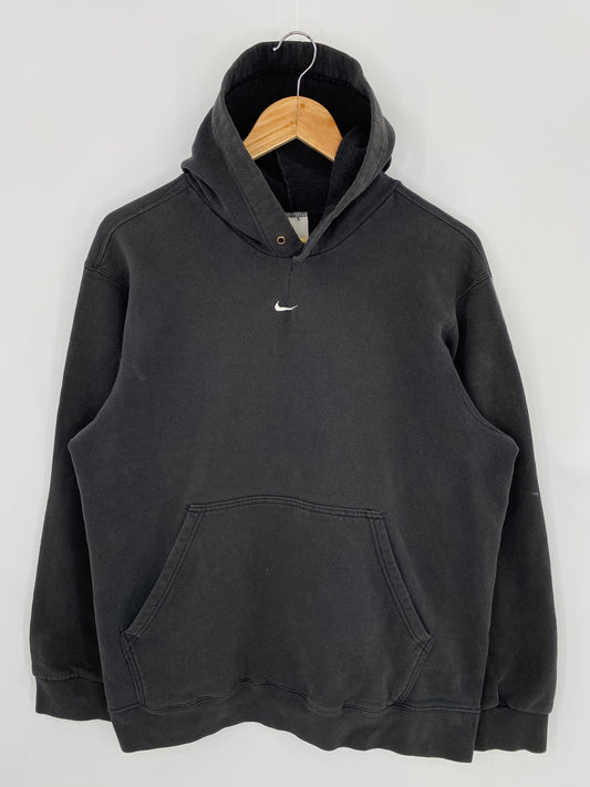 90’s NIKE Center Swoosh Damage Repaired Size M Vintage Hoodie Sweat-shirt / 6756