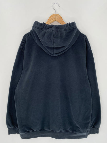 00' NIKE Size XL Vintage Half Zip Hoodie Sweat-Shirt / 5703