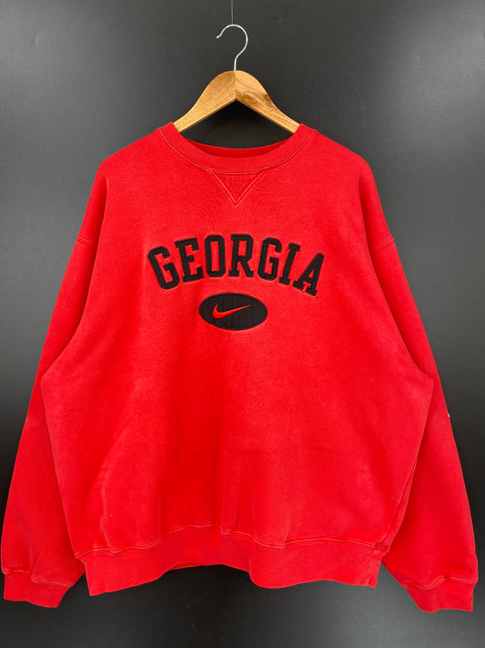 00' NIKE GEOGIA Size XL Vintage Sweat-shirt / K2479