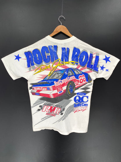 90’s DALE JARRETT Made in USA Size L Vintage Racing T-shirt / 9403
