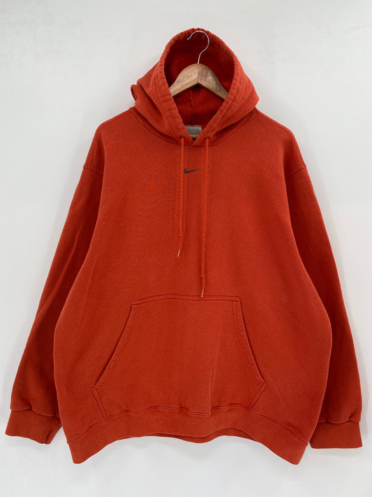 90’s NIKE CENTER SWOOSH Size XL Vintage Hoodie Sweat-shirt / K2130