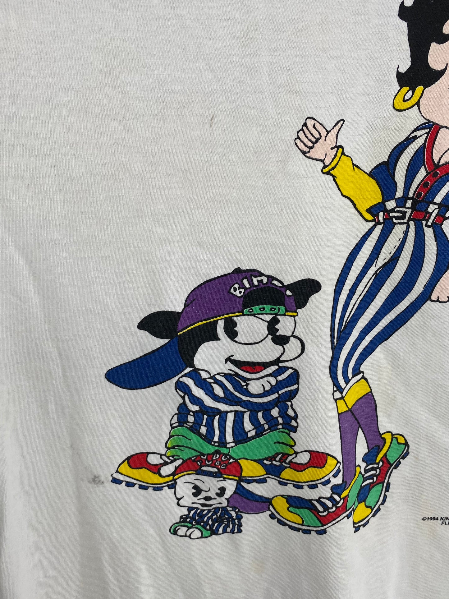 1994 BETTY BOOP Size No Tag (Approx. XL) Vintage T-Shirt / 7693