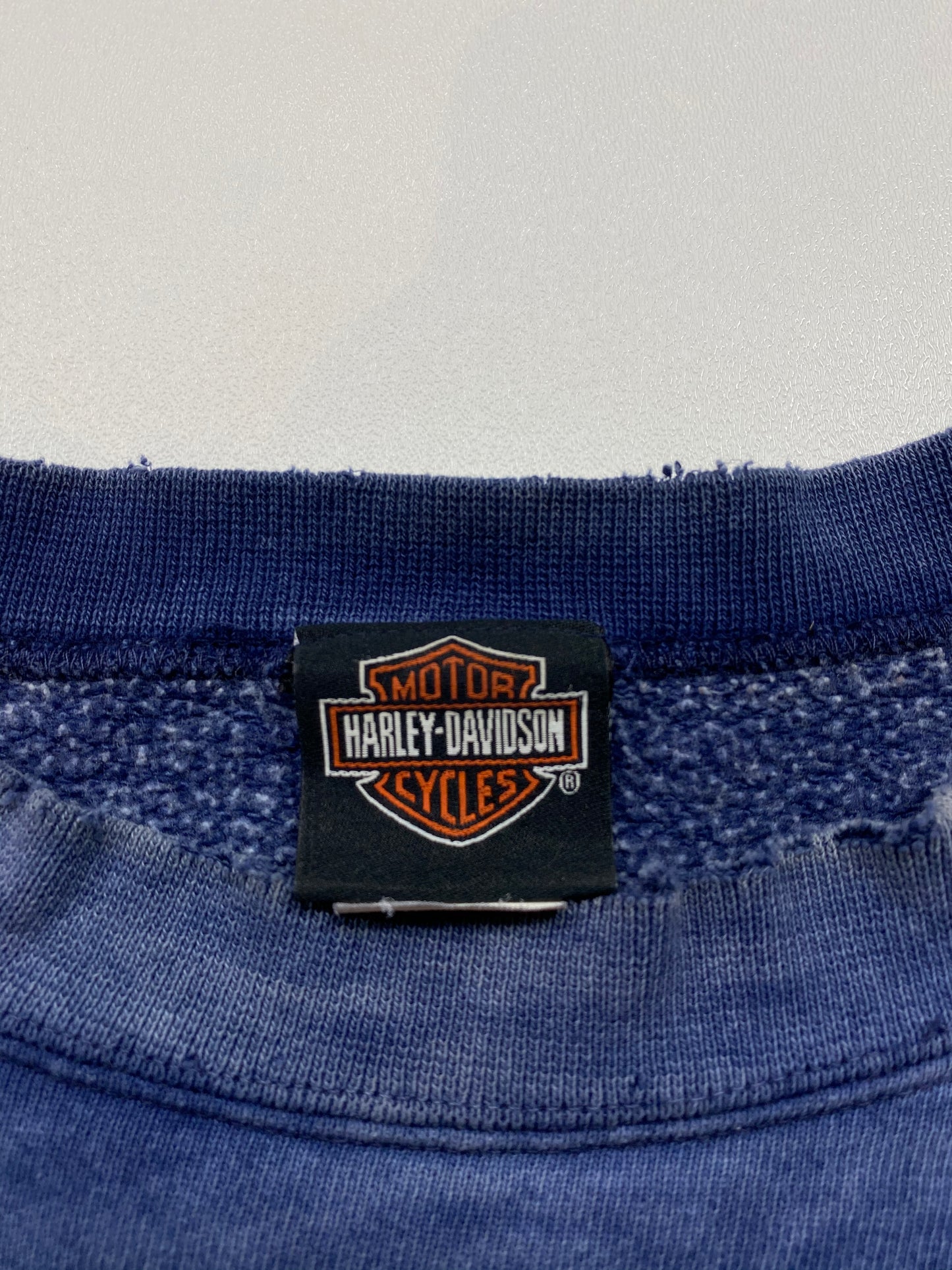 90's Harley Davidson Damaged Made in USA Size XL Vintage Sweat-shirt   / 5918