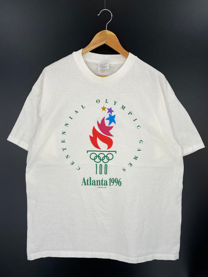 1996 Atlanta Olympic Size XL Vintage T-Shirt / 7613