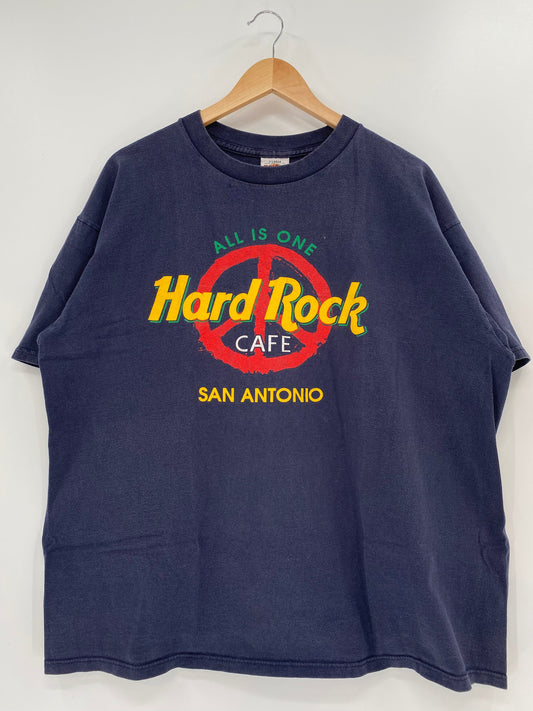 90’s HARD ROCK CAFE SAN ANTONIO Made in USA Size XL Vintage T-Shirts / A2550
