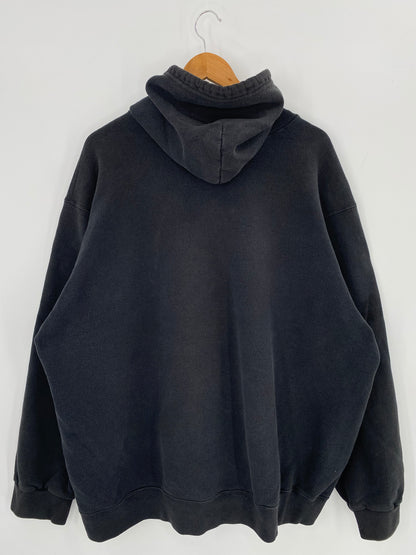 90’s NIKE CENTER SWOOSH Size No tag (Approx.XXL) Vintage Hoodie Sweat shirt / 9693