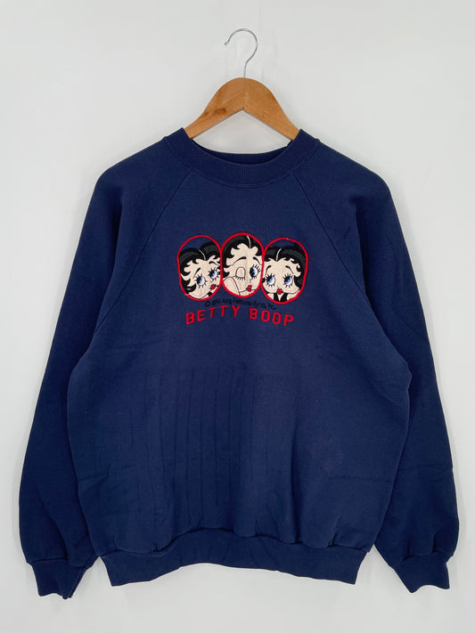 1996 BETTY BOOP Size XL Vintage Sweat-Shirt / A465