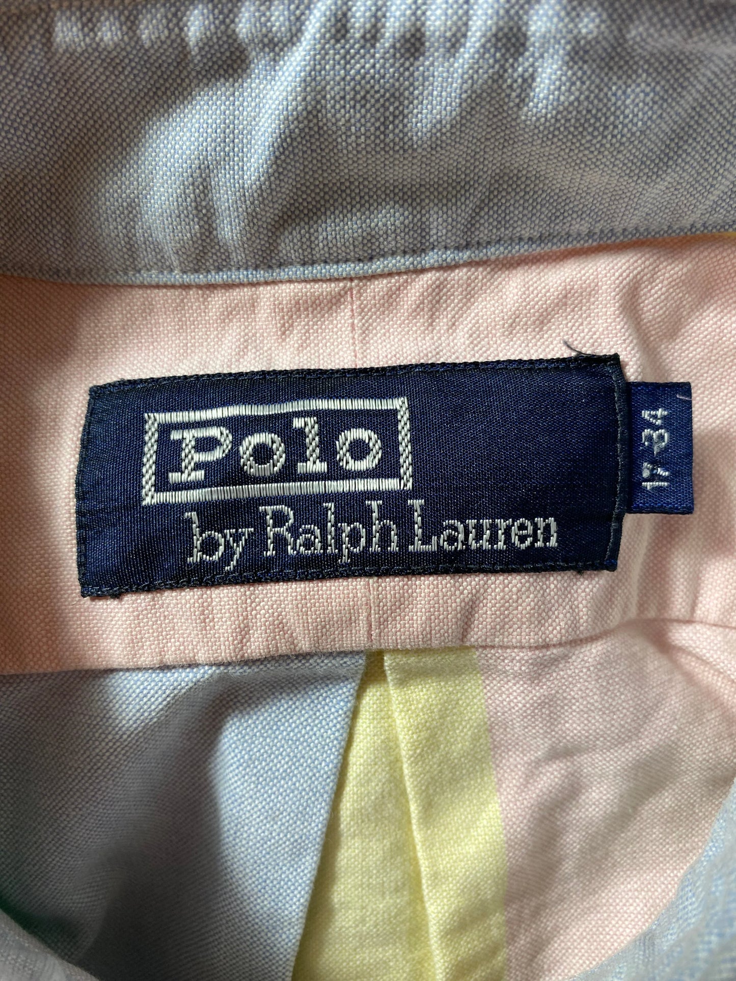 90's POLO RALPH LAUREN Size 17-34 (Approx.XXL) Vintage Button Down Shirt / G3401B